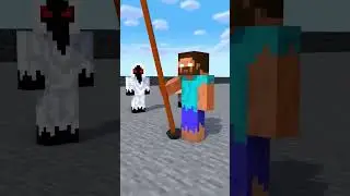 ПОМОГИ Херобрину метнуть КОПЬЕ ПРОТИВ Сущности ПРОТИВ Нотча #herobrine #minecraft #shorts #entity