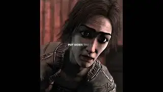 Aj is mewing 🧏🏻🗿 ( the walking dead game ) [2k] #shorts