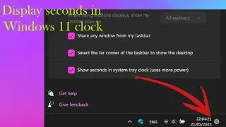 Mastering Time Enabling Seconds in the Taskbar | How to show seconds in the Taskbar