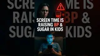 SCREEN TIME IS SILENTLY RAISING BP & SUGAR IN KIDS