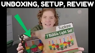 Tupkee Christmas Bubble Lights Review | Vintage Nostalgia for Your Holiday Tree #ad #amazon