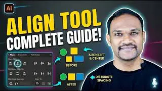 How to Use the Align Tool in Adobe Illustrator | Distribute & Align Objects