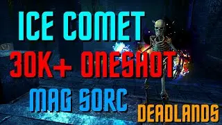29-33k+ Ice Comet Oneshot PVP Build - Magicka Sorcerer - ESO Deadlands