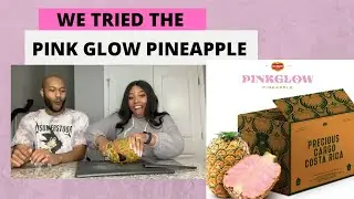 WE TRIED THE PINK GLOW PINEAPPLE | MOST EXPENSIVE PINEAPPLE | EXOTIC FRUIT | PINK PINEAPPLE REVIEW