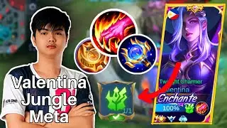 Valentina Jungle Fast Farm Gameplay | Top Global Valentina Build & Emblem | Mobile Legends