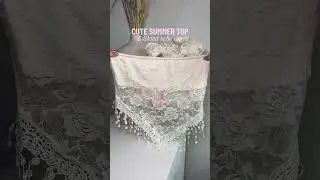Cute Lace Top for Summer Outfits #summertops #summeroutfit #lacetop