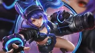 Layla | Classic malefic gunner skin Savage!!🔥 #mobilelegends