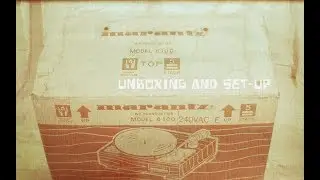 Unboxing a MARANTZ 6100 Auto-Return/Auto-Shut Off Turntable after 42 years