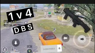 1v4 squad wipe with dbs 😈😈 | pubg mobile - cs