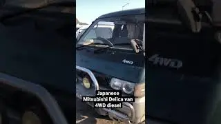 Japanese Mitsubishi Delica van 4WD diesel right hand drive.