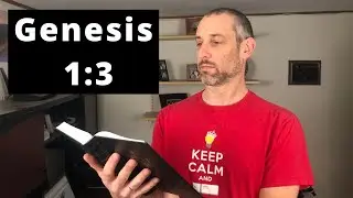 God Spoke And There Was Light (Genesis 1:3)