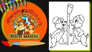 Chip N Dale Coloring 🎨🖌