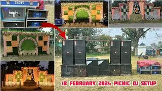 4 bass 2 pope ld18b bass and 4 top || Sound standard 3 amplifier ca20 ca12 tecno 4 amplifier
