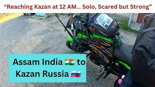 The Untold Route from Kazan to Kazakhstan | Midnight Ride to Kazan: Alone at 12AM on Russian roads 