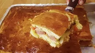 CACHORRO QUENTE DE FORNO NO TABULEIRO   HOT DOG SUPER FÁCIL