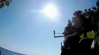 15m cliff dive @Ariel's Point
