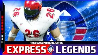 CRAZY GOALINE FUMBLE!!! Memphis Express vs Atlanta Legends (PRESEASON) Backbreaker Game Highlights