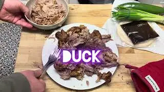 Gressingham Crispy Duck, Aromatic Whole Duck With Hoisin Sauce and Pancakes