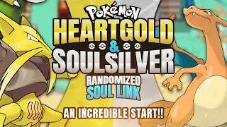 Off to an INCREDIBLE Start in Our Pokemon HeartGold & SoulSilver Soul Link!!