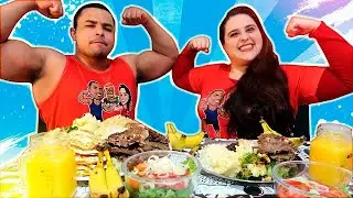 TÍPICA REFEIÇÃO BRASILEIRA | BRAZILIAN FOOD |  (MAIOR ALMOÇO DO YOUTUBE)