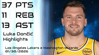 NBA - Luka Dončić Highlights - Los Angeles Lakers vs Washington Wizards - 01/30/2026