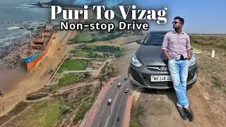 Puri to Vizag road trip, Hyundai Verna fluidic 1.6 crdi sx, Weekend tour from Kolkata, Unedited vlog