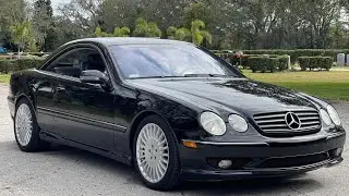 2001 Mercedes-Benz CL 500 air conditioning vent/climate control try out
