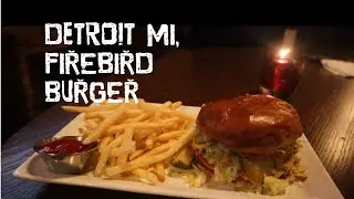 Detroit MI, Firebird Restaurant Burger