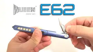 WUBEN E62 - Multifunctional EDC tool with lights/blade/attack or glass break spike