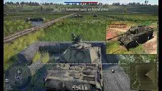 War Thunder tank training session