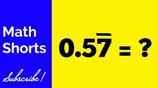 #shorts 0.57` = ? Mixed Recurring Decimal #Recurring #decimal