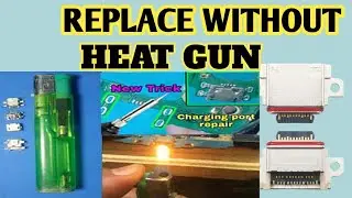 without heat gun charging jack replacement