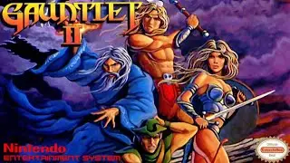 Gauntlet II &mdash; геймплей на Nintendo NES