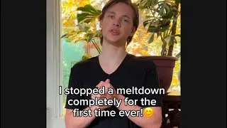 I Stopped a Meltdown for the First Time Ever!😁❤️