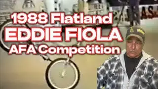 BMX COMPETITION: Eddie Fiola 1988 AFA Flatland Competition