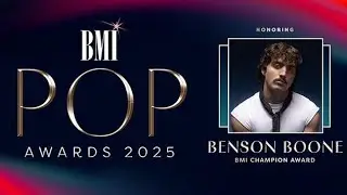 Benson Boone to Receive BMI Champion Award at 2025 BMI Pop Award