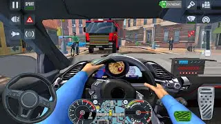 City Taxi Driving Simulator 3D: Taxi vs Bicycle and truck city driving - Taxi game android gameplay
