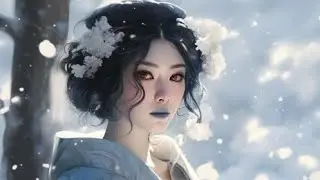 Yuki Onna- Japanese Goddess Of Winter.❄️✨