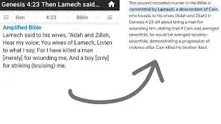 AMP Genesis 4:23