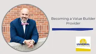 Become a Value Builder Provider (VB)
