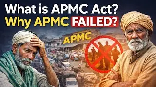 🙏 APMC Act Explained: History, Objectives, Issues & Reforms | UPSC Indian Economy
