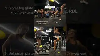 THESE 4 EXERCISES MADE ME A FASTER RUNNER 💪🏼 #exercise #gym #training #running #workout