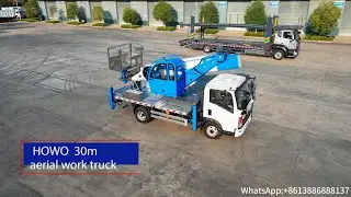 HOWO 31m Aerial Work Platform Truck with Hydraulic Boom Lift