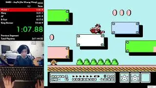 Super Mario Bros. 3 Any% (No Wrong Warp) - 10:45.433