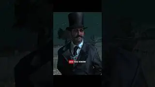 You can't aim gun at Strange Man's picture in RDR2 #rdr2 #fyp