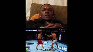 Adesanya REAGE AO VIVO &agrave; vit&oacute;ria de Borrachinha no UFC 318! 🔥👀
