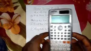 magnitude of Vector using calculator. part 4. #alberteinstein #university #physics