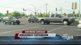 Public comments on Broadway expansion in front of Tucson city council