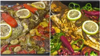 أسهل وأروع وألذ لاطة الحوت 🐟مع الخضار في الفرن بتثبيلة رهيبة تعطيها طعم وبنة خرافية 