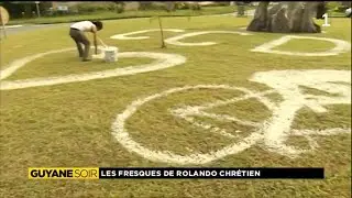 Les fresques de l'artiste Rolando Chr&eacute;tien pour le tour de Guyane
